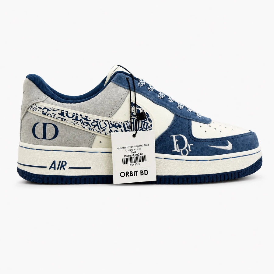 Airforce 1 Dior inspired blue luxury (1:1)