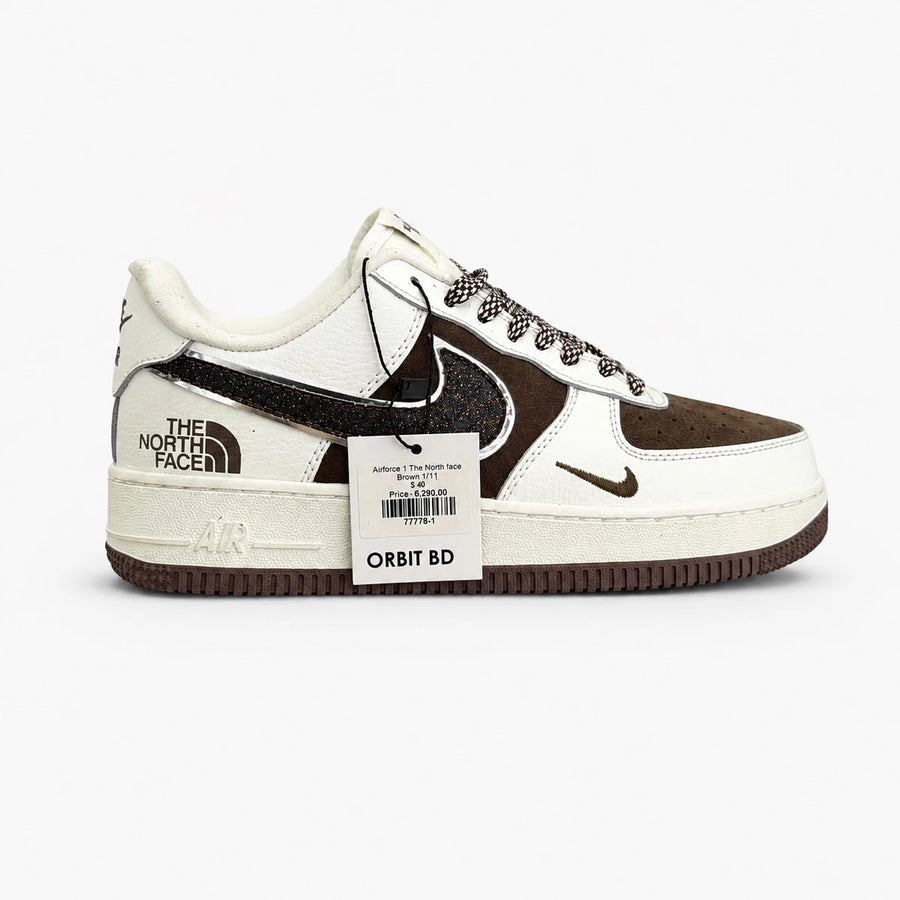 Airforce 1 The North Face Brown~(1:1)
