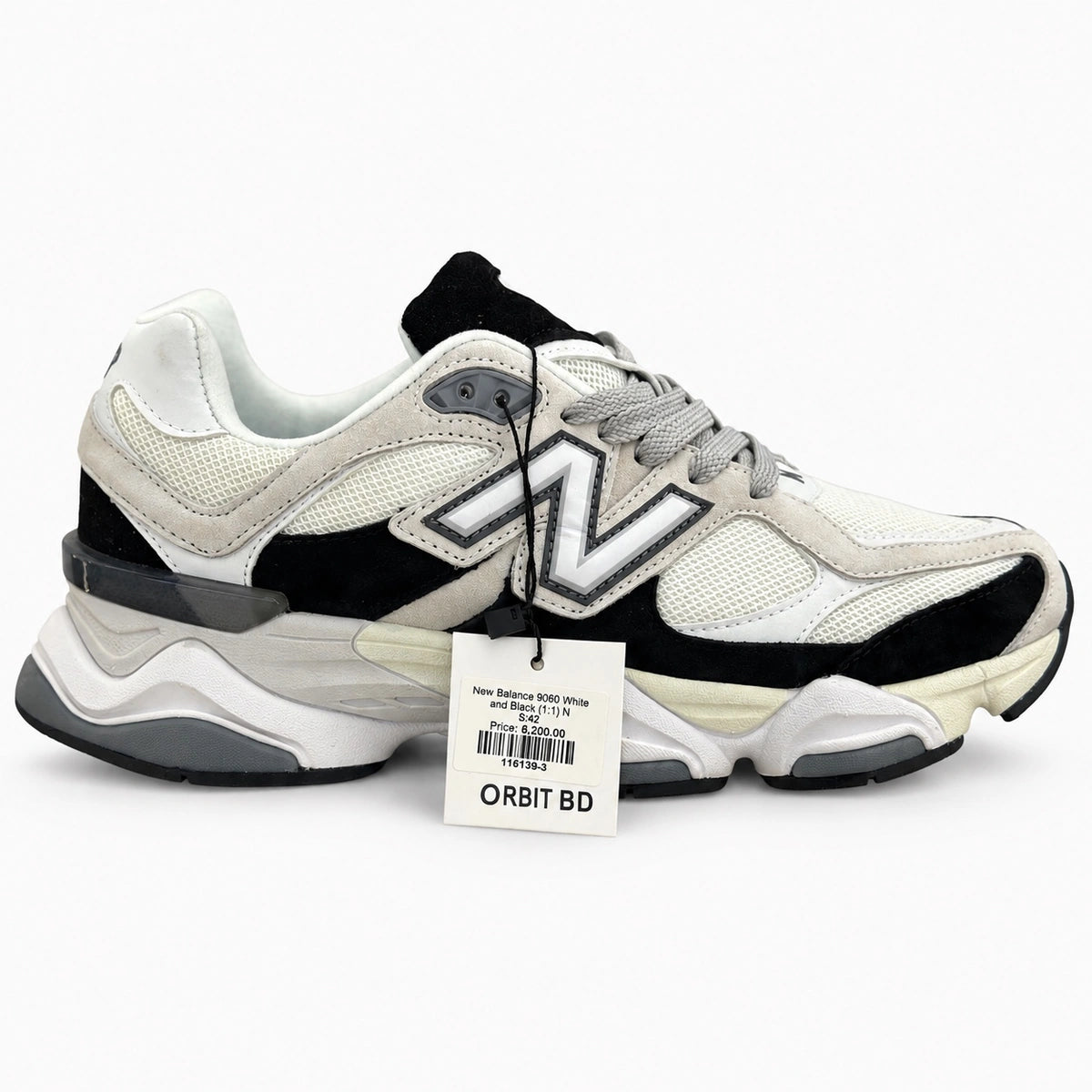 New Balance 9060 White and Black (1:1) N