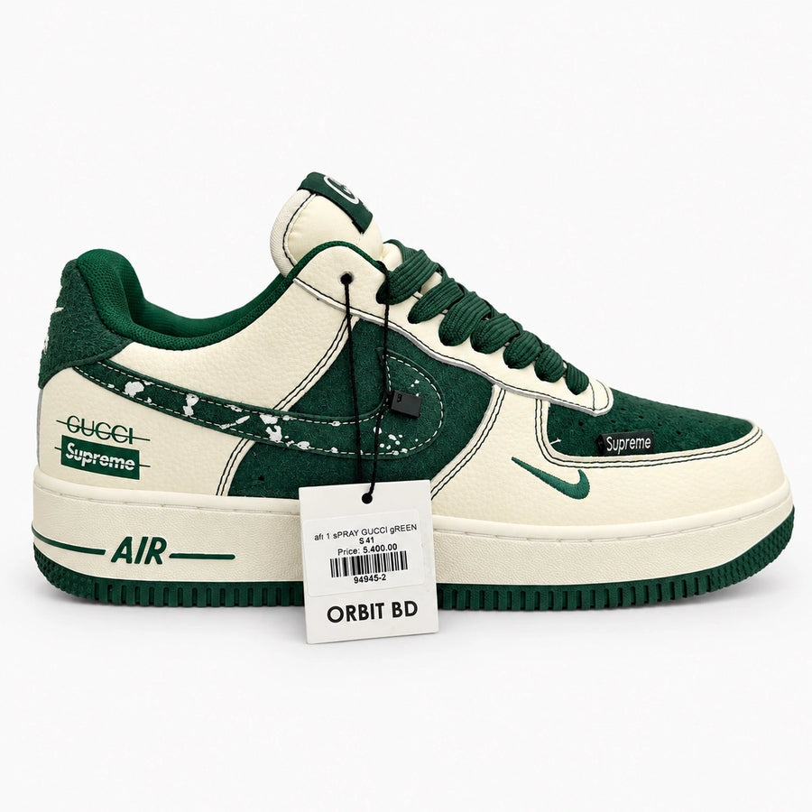Airforce 1 Spray GUCCI Green