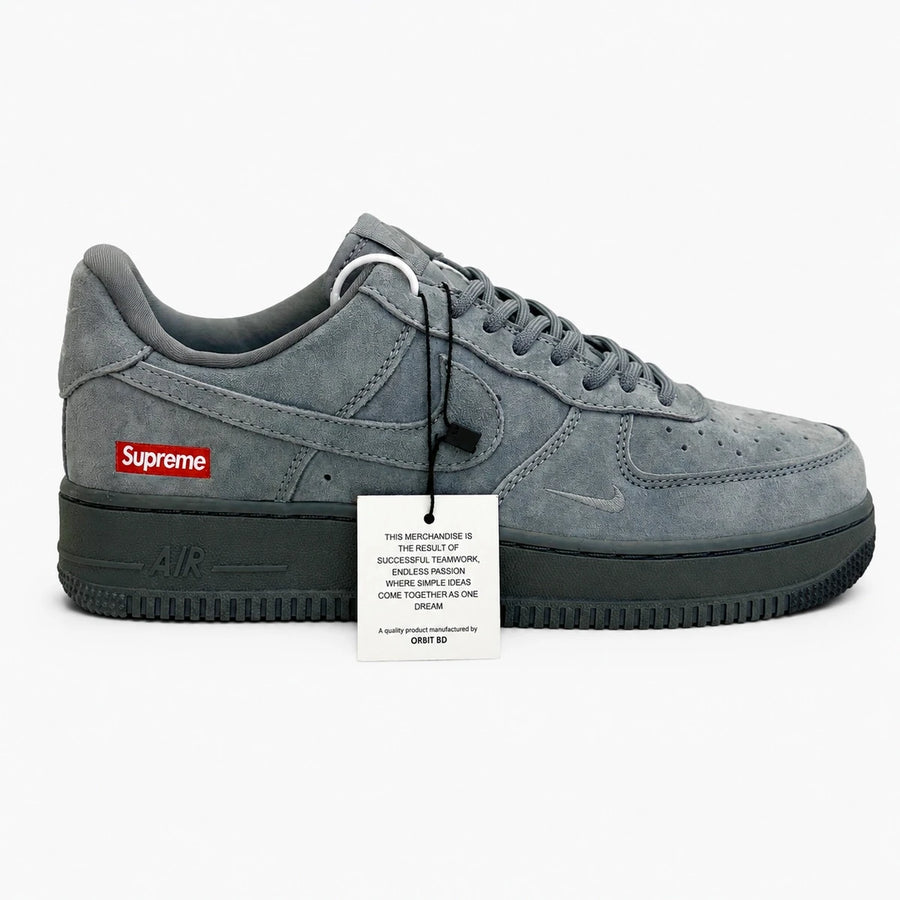 Nike Air Force 1 Low x Supreme Grey Suede (1:1)
