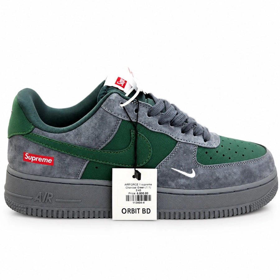 Airforce 1 Supreme Charcoal Green (1:1)